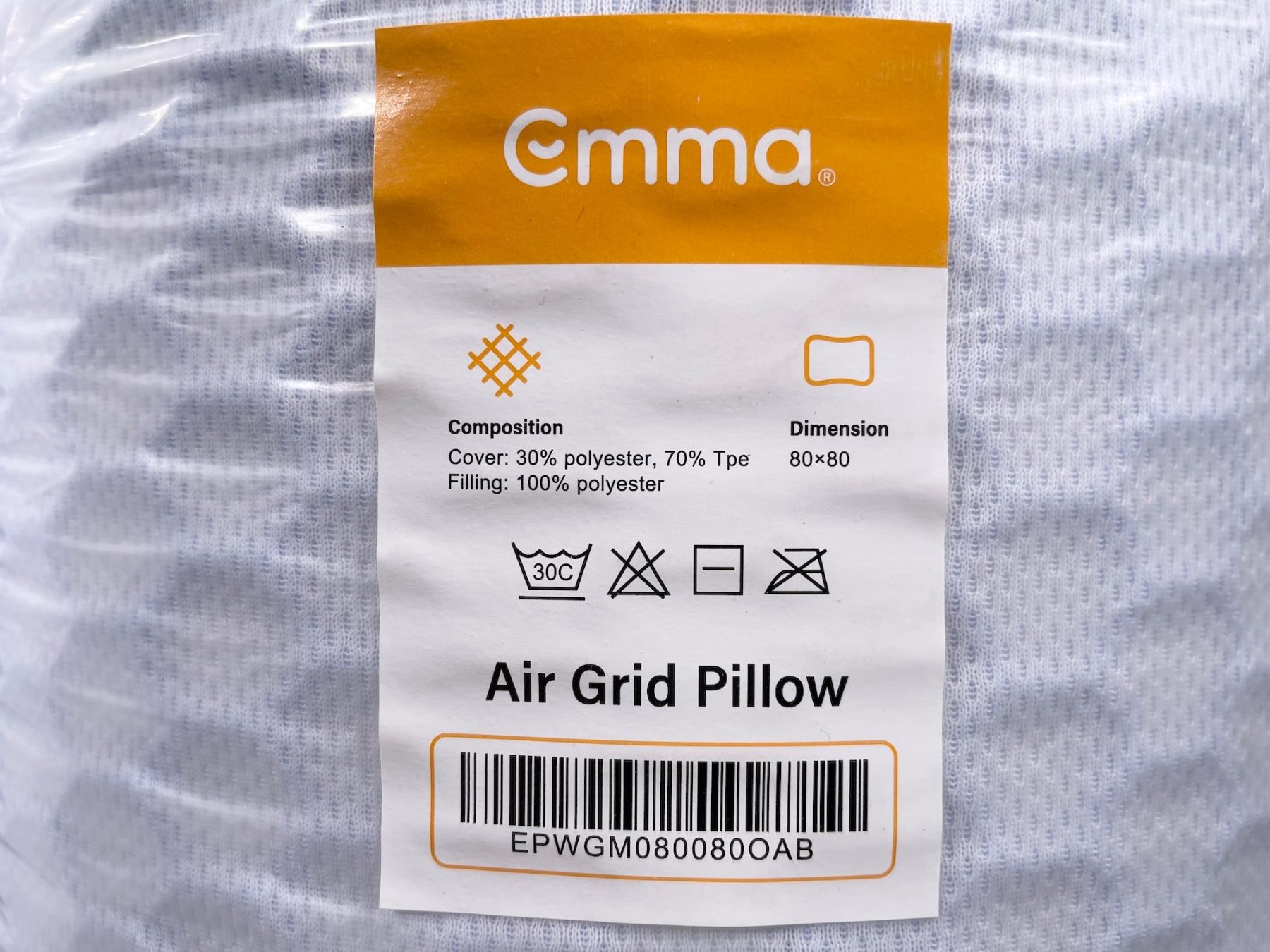 🟢 2 Emma Air Grid Pillow 80 x 80cm - NEU (Neu und originalverpackt) in ...