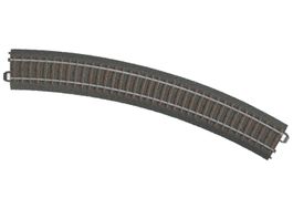 6 St. Märklin H0 24330 Gebog. C-Gleis R3 = 515 mm / 30°