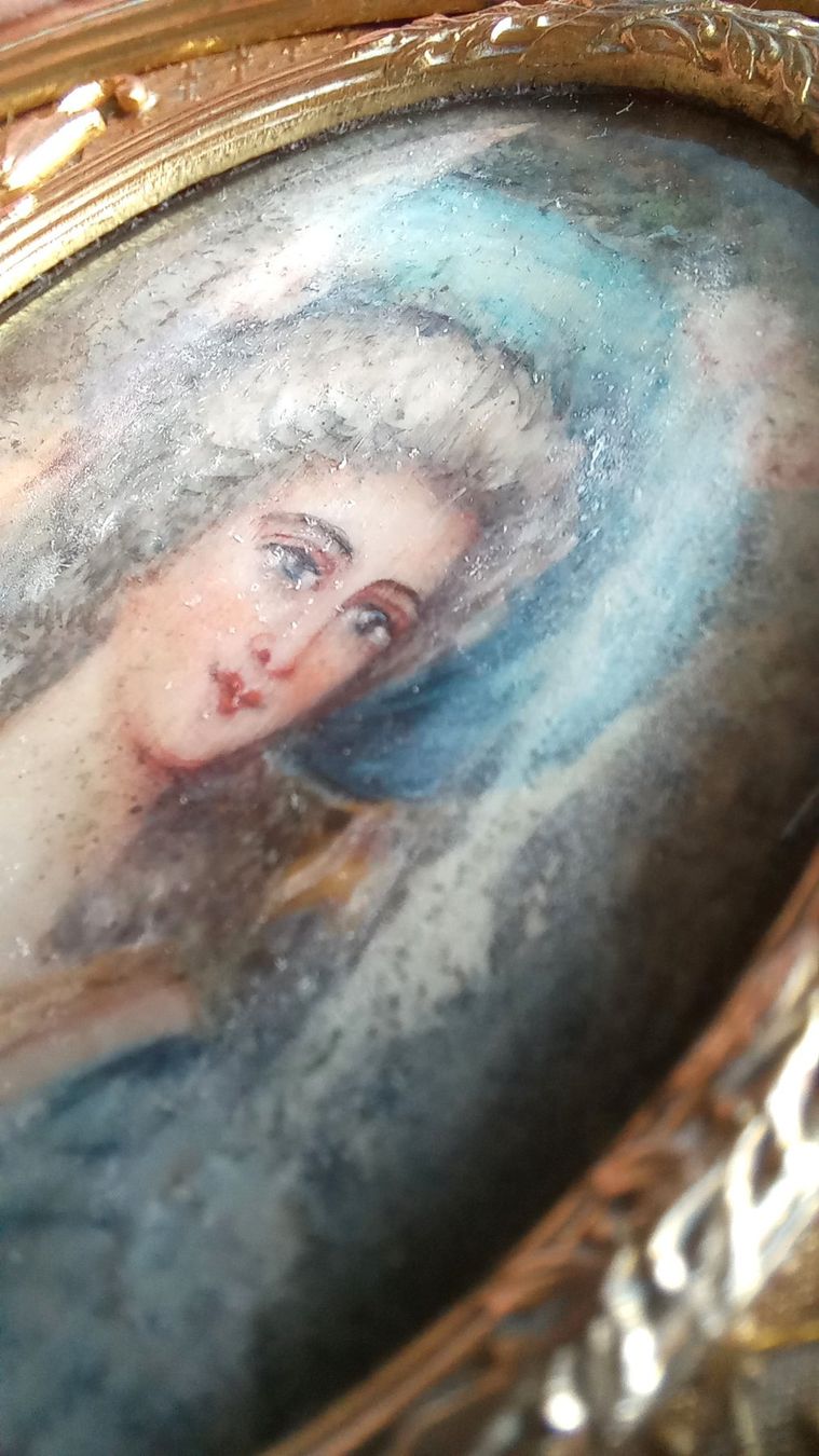 Barattoli: Art déco Schmuckschatulle von Lebolt & Co., Messing/Knochen – Usato da Bévilard venduto da Orscha 6