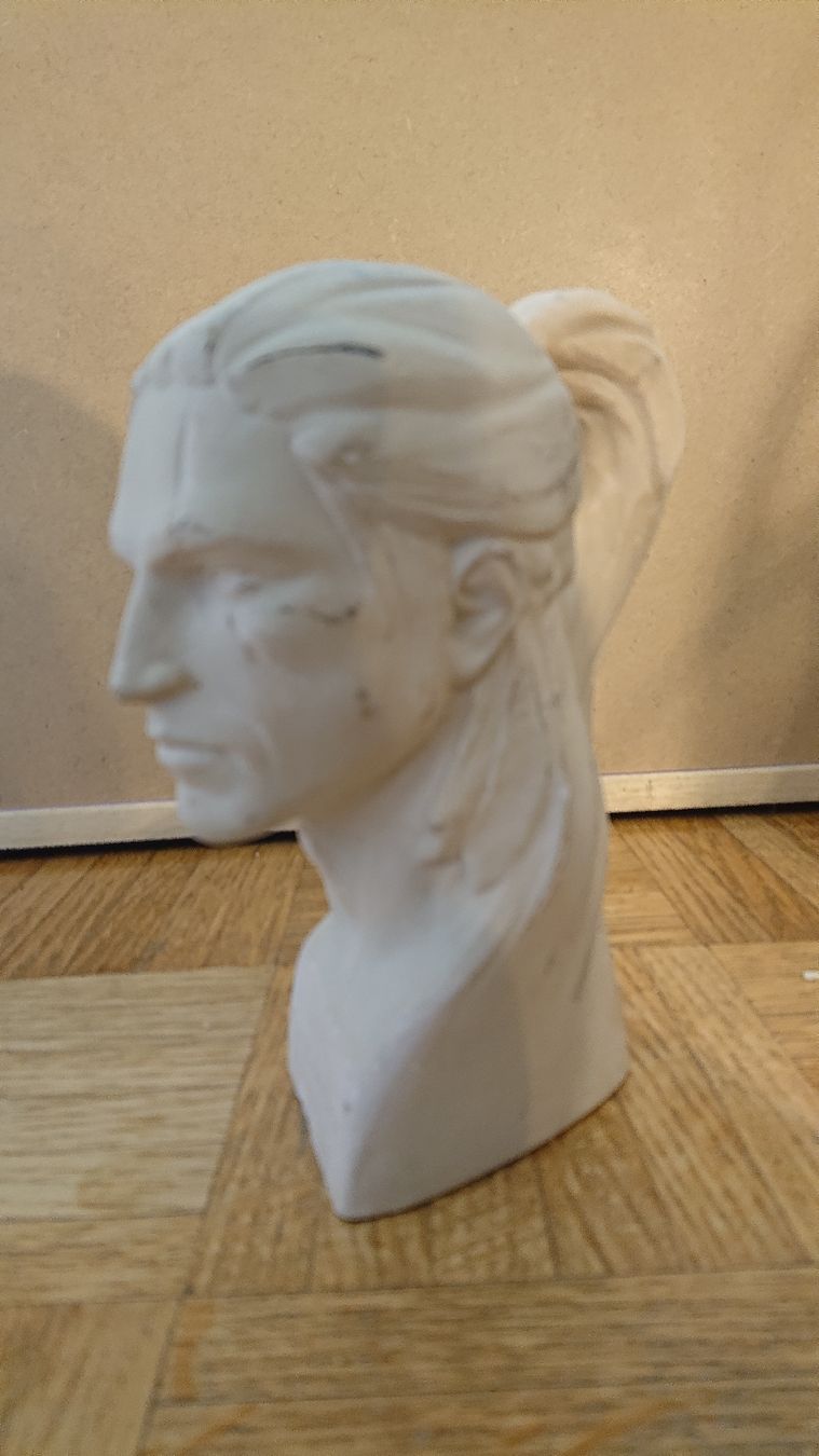 Sculture & Statue: Gipsbüste Geralt von Riva Witcher – Difettoso da Chur venduto da FreakofRarity 1