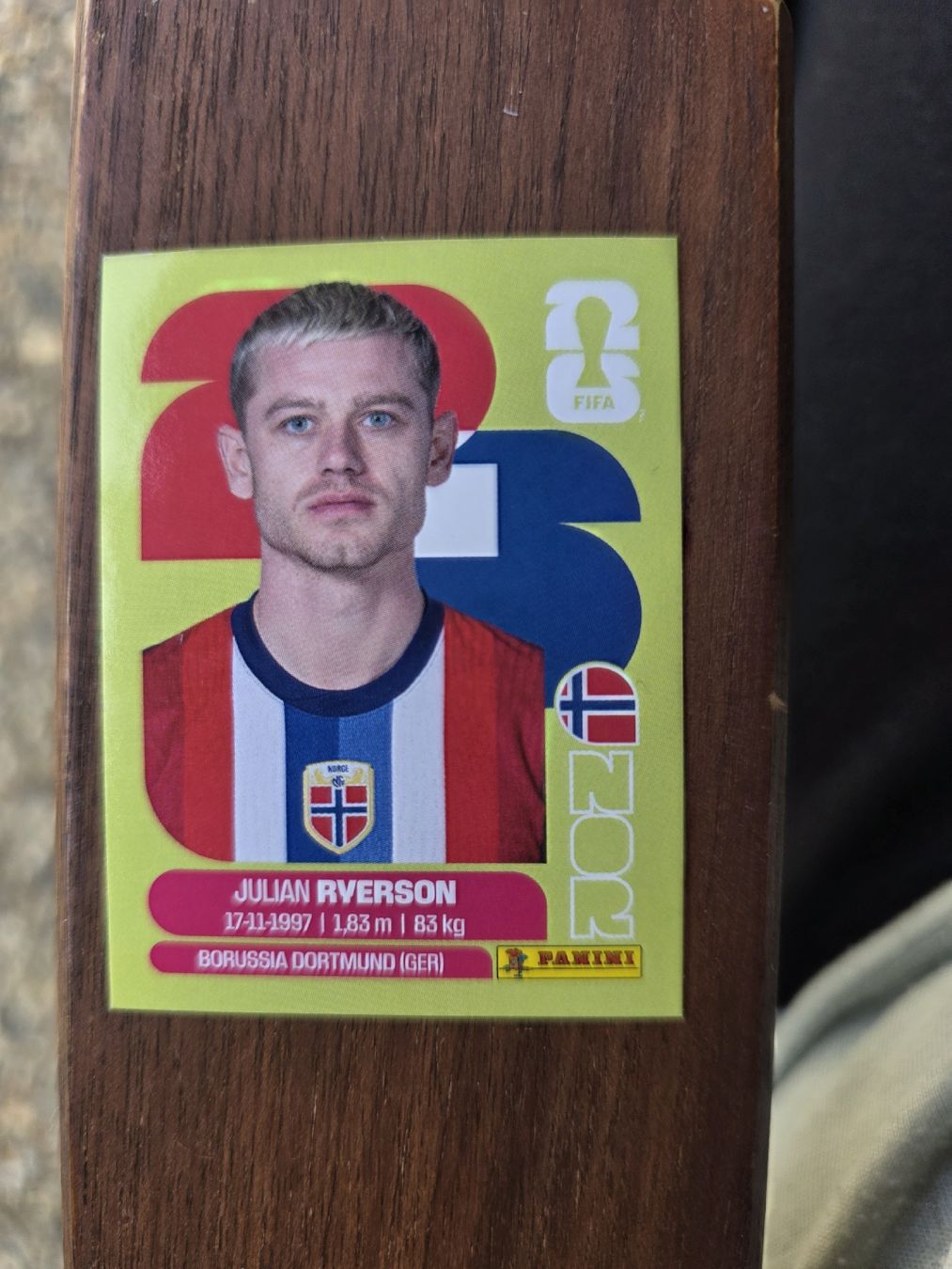 Panini Carte collezionabili: Panini WM 2026 NOR 3 Ryerson – Nuovo (secondo la descrizione) da Romanshorn venduto da leeh78