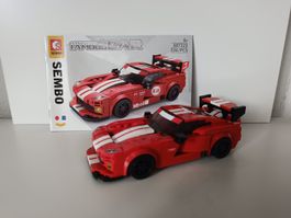 Sembo Klemmbaustein Set Sportwagen 1:24