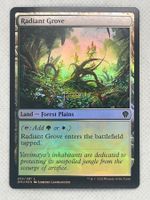 Seltene Magic Radiant Grove Foil Karte