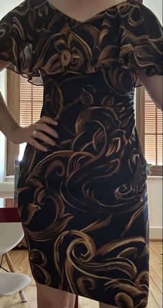 Robe moulante Taille 6 (m)motifs chic