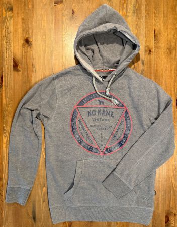 Grauer No Name Hoodie - Grösse M