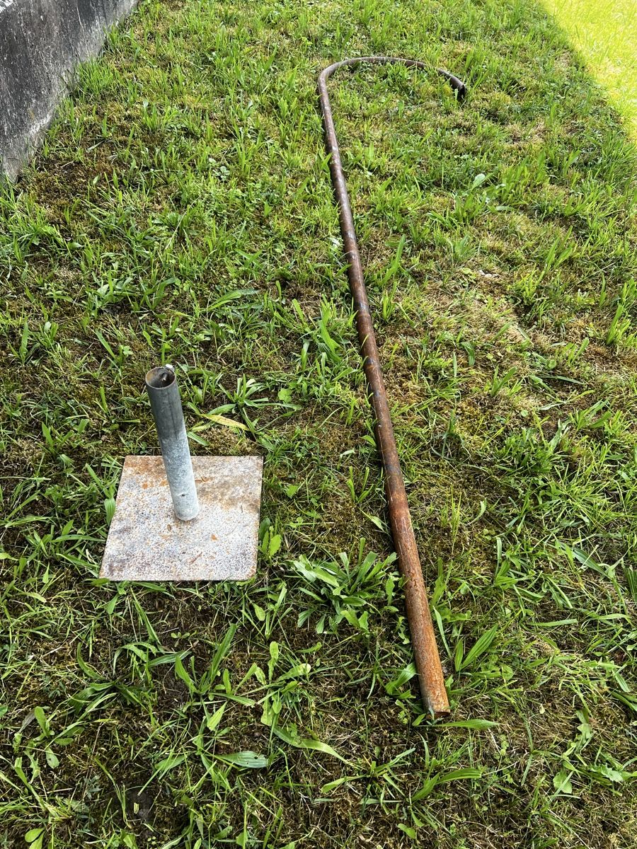 Lampade: Grosse Antike Gartenlaterne mit Ständer – Usato da Rorschacherberg venduto da SambaT1 4