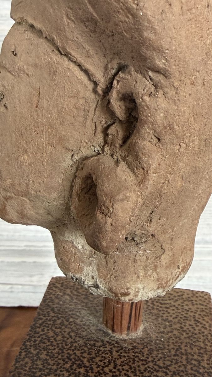 Sculture & Statue: Indonesien Ost Java Kopf antik aus Ton Terrakotta – Usato da Riedholz venduto da Frettchen63 6