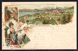 Litho Walzenhausen, Drahtseilbahn nach R