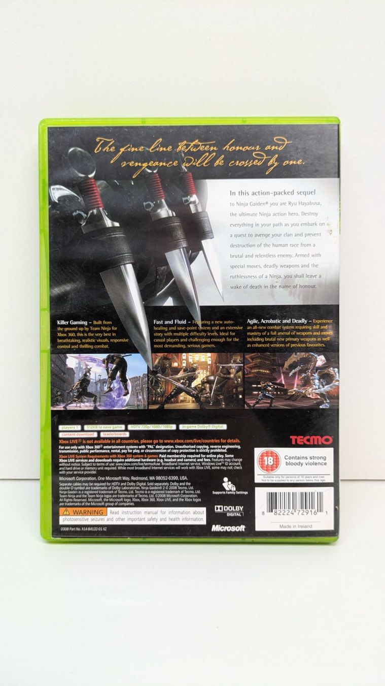 Giochi: Ninja Gaiden II - Xbox 360 – Usato da Menziken venduto da mame18 2