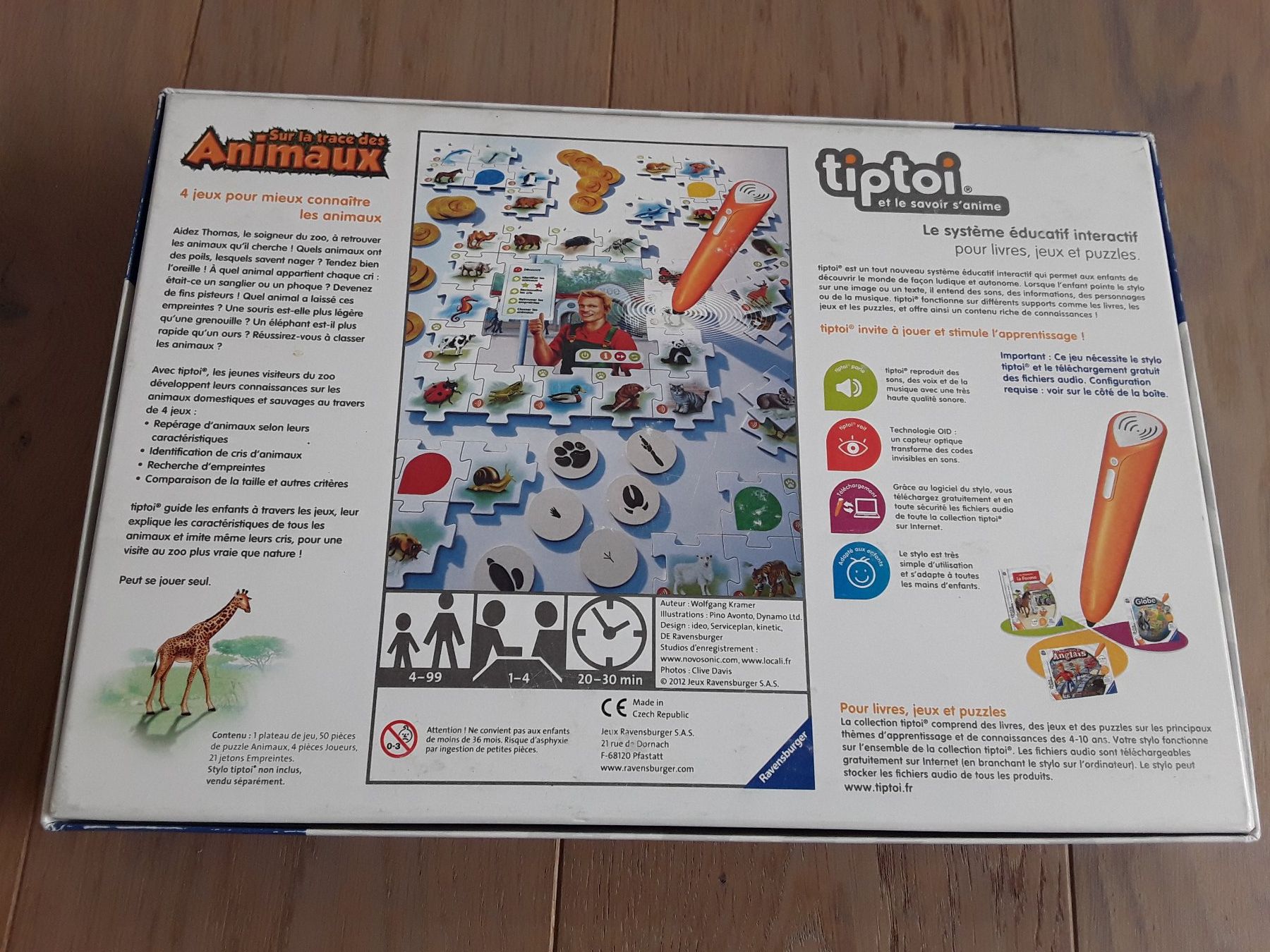 Tiptoi Giochi: Jeu Tiptoi Sur la trace des animaux – Usato da Vicques venduto da val7 4