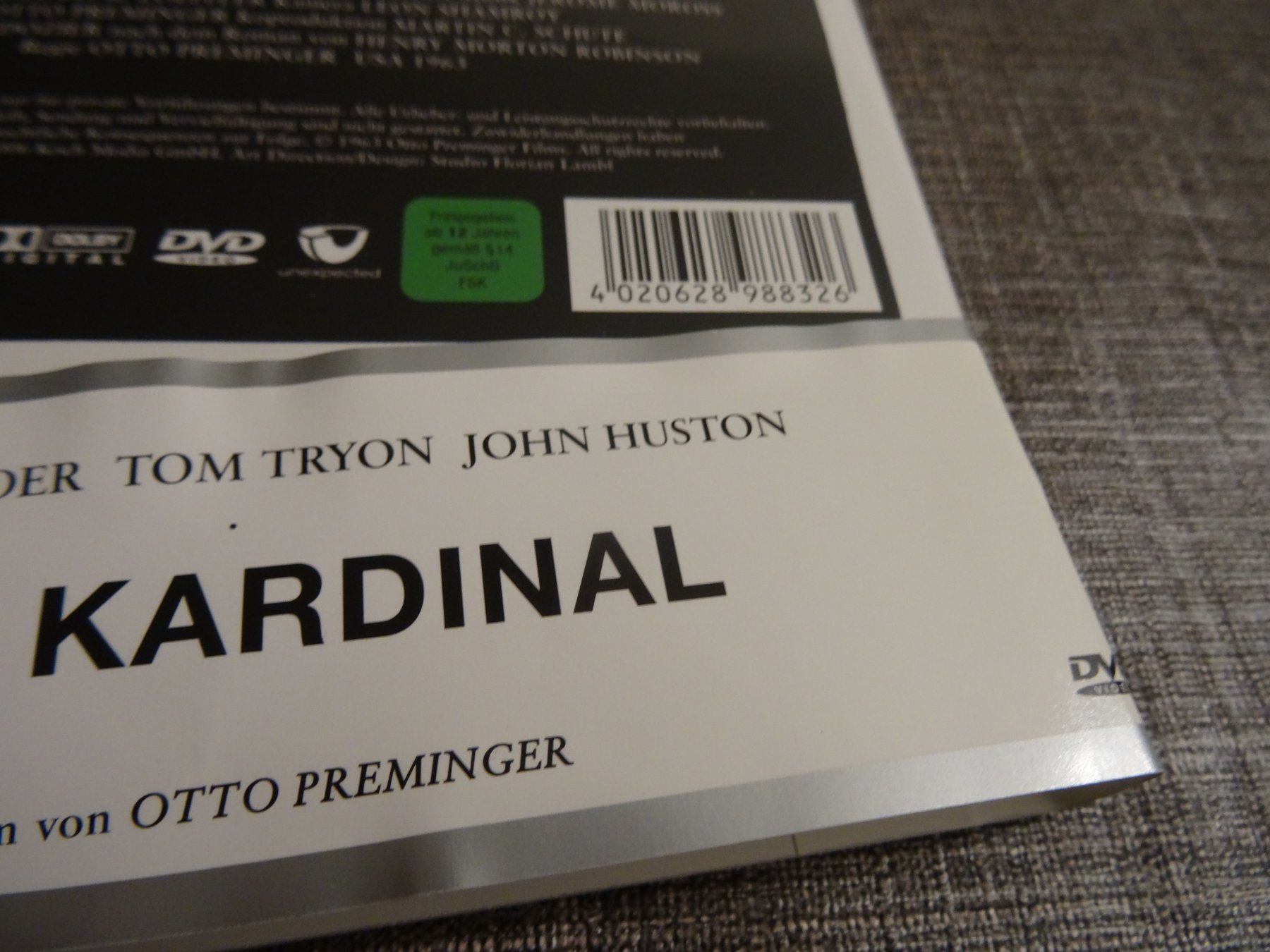 Tous les DVDs: Der Kardinal Otto Preminger DVD – D'occasion à Olten par Disc-Verkauf 2