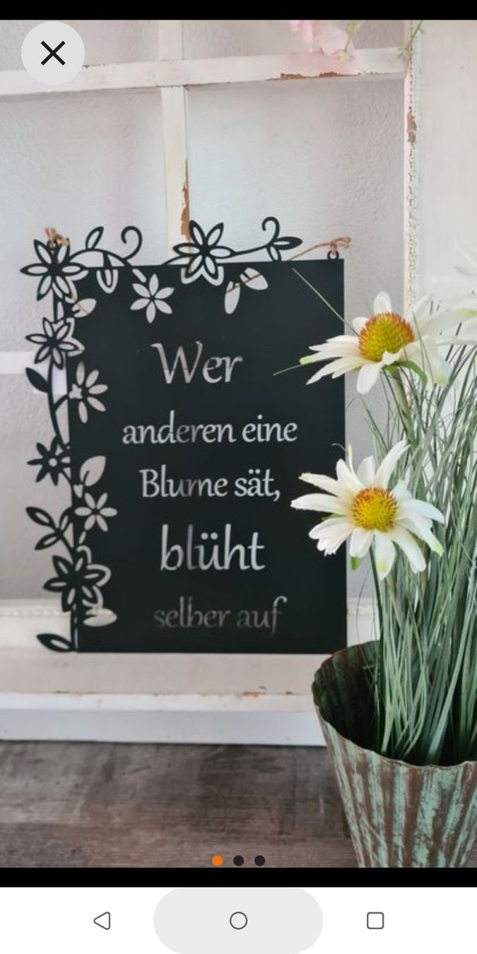 Schilder: Schild verziert mit Spruch gröss ca. 28x37cm – Neu (gemäss Beschreibung) aus Reichenbach i.k. von Bcarlos