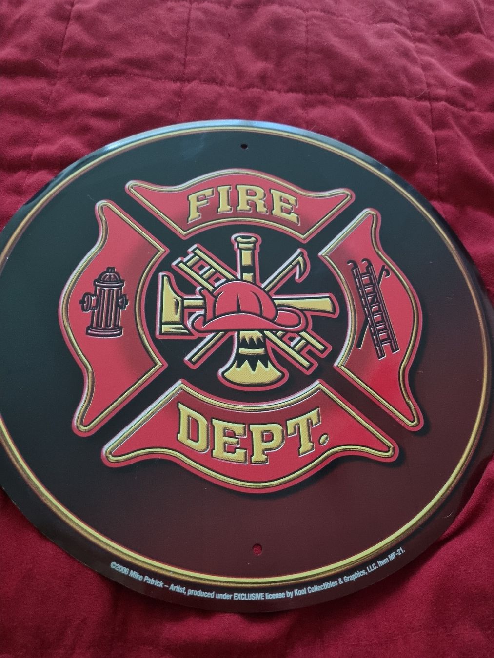 Schilder: Feuerwehr Deko-Blechschild – Gebraucht aus Thierachern von rob_xm6d 1