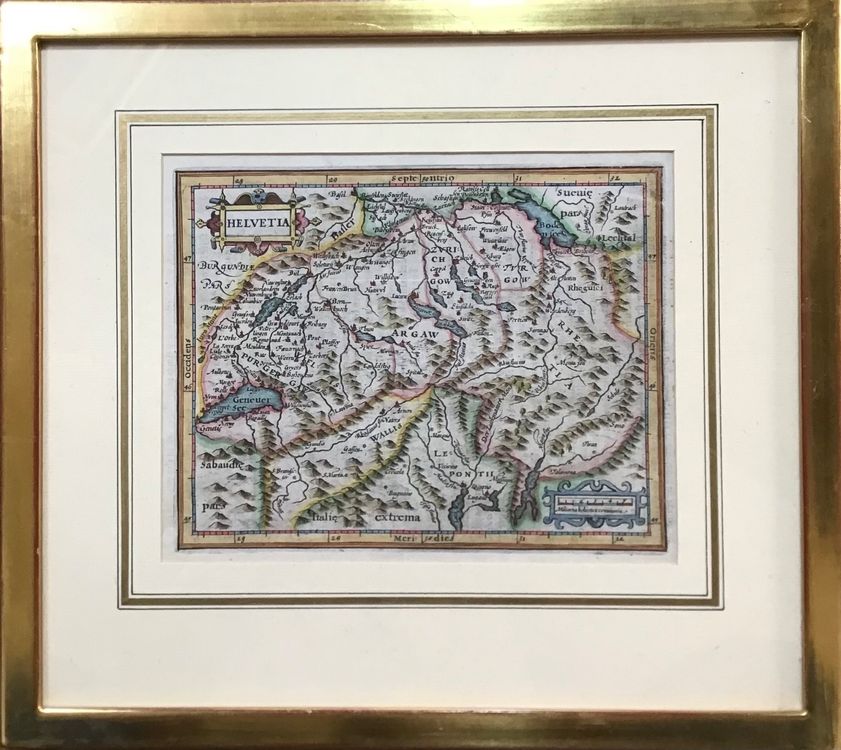 Gerhard MERCATOR (15121594) Antike Kolorierte Landkarte Kaufen auf