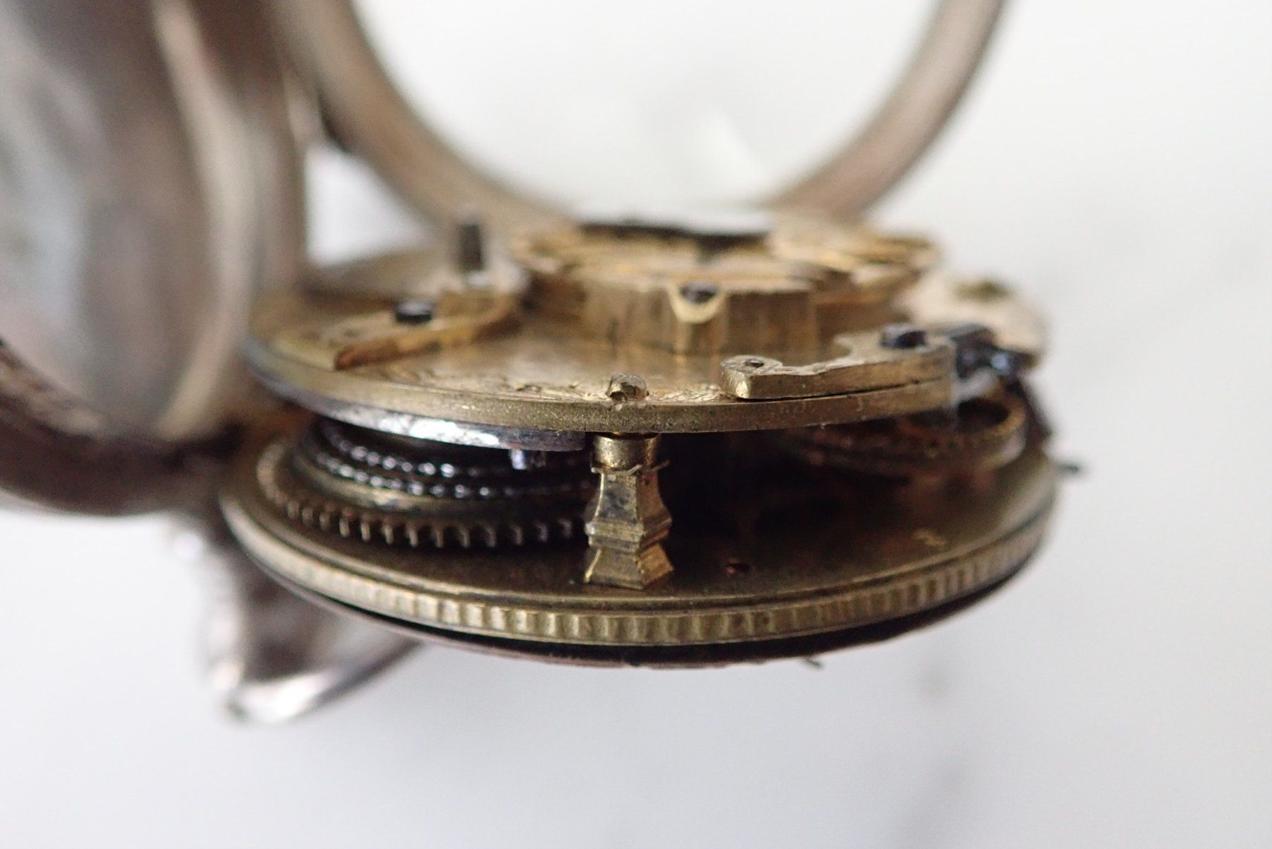 Swiss Orologi: ANTIK SPINDELUHR SILBER, LÄUFT DURCHMESSER:55MM. – Usato da Wohlen AG venduto da superwatches 5