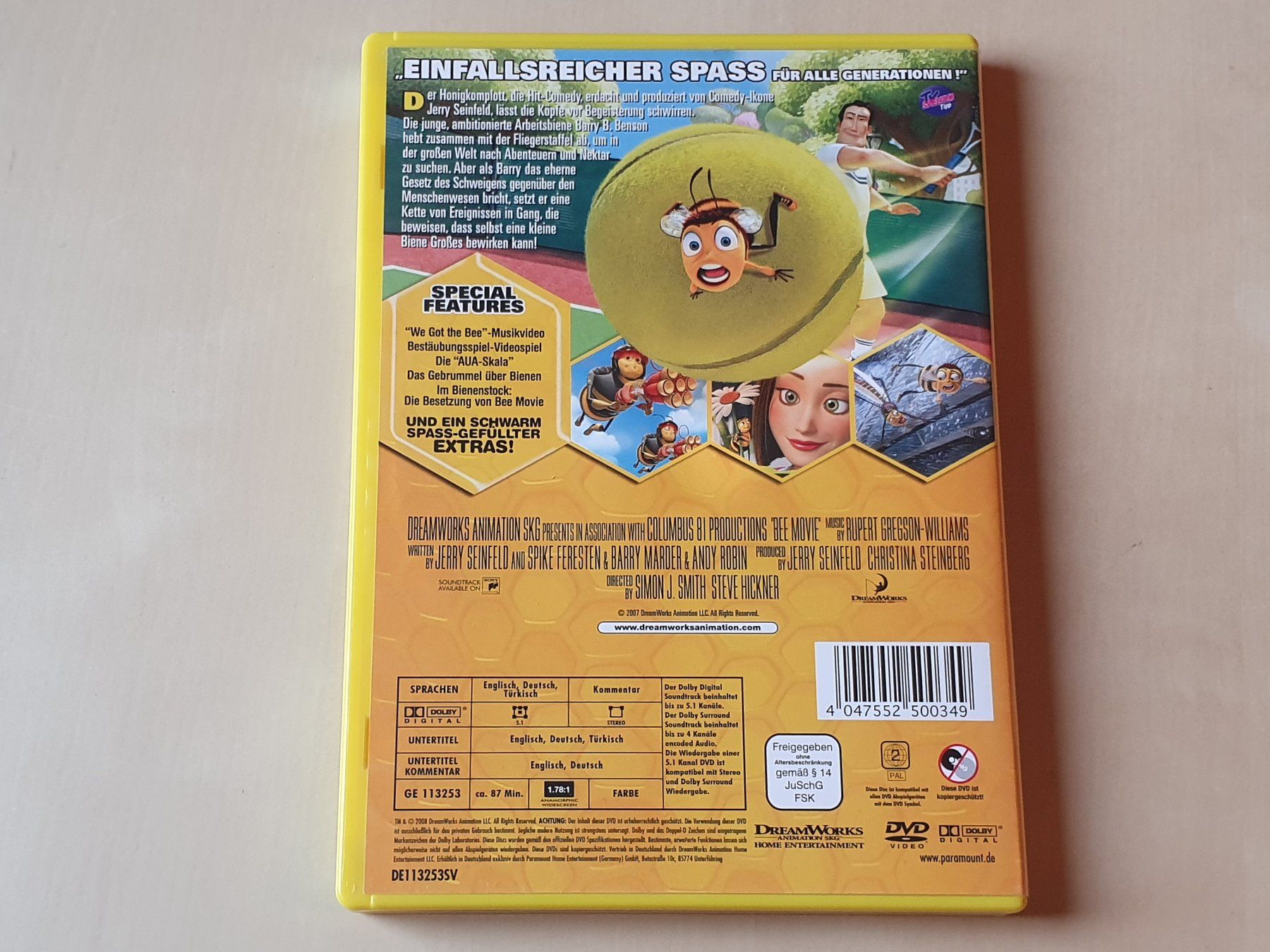 Alle DVDs: Bee Movie – Gebraucht aus Stansstad von collectorsshop 1