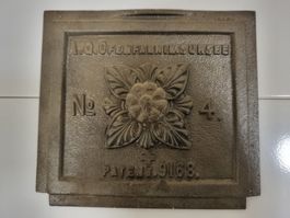 Ofenklappe A.G.Ofenfabrik Sursee Nr. 4, Pat 9168, 1898-1910