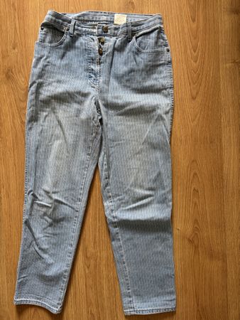 Gestreifte Jeans, Gr. 38,