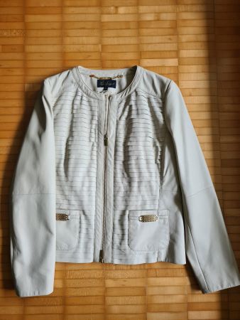 Luisa Spagnoli Lederjacke (Echtleder) BRANDNEU Gr. 38 Beige