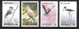 Antigua Serie 592 - 595 Vögel ** 3.11.1980