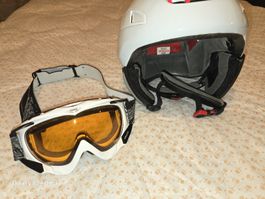 Ski helm, Skihelm und Skibrille (ZeroRH+ - Uvex)