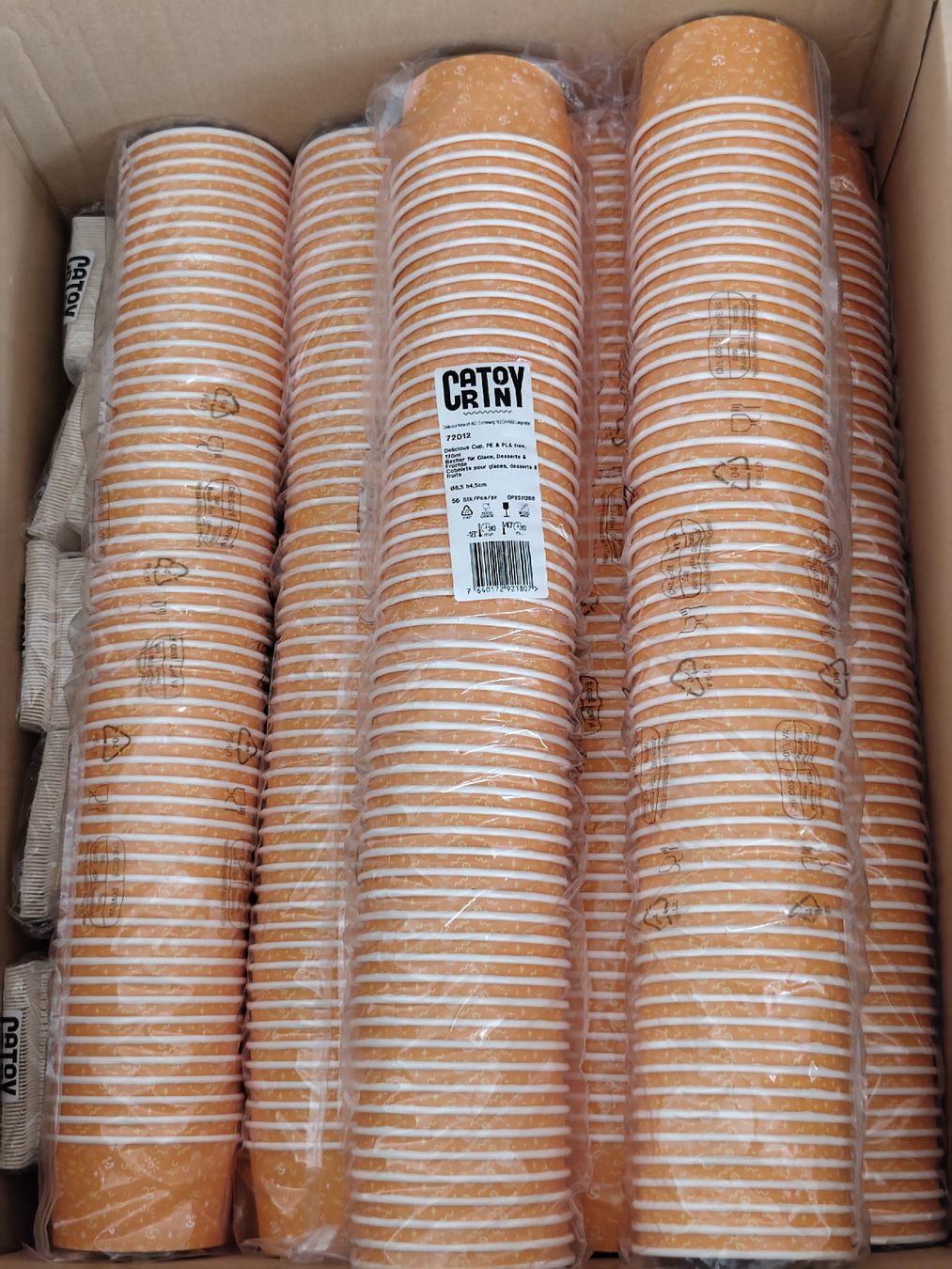 Contenitori & Simili: 377 Stk. Glacé Becher  +  500 Löffeli – Nuovo e nell'imballaggio originale da Welschenrohr venduto da Mona_Ricardo 1