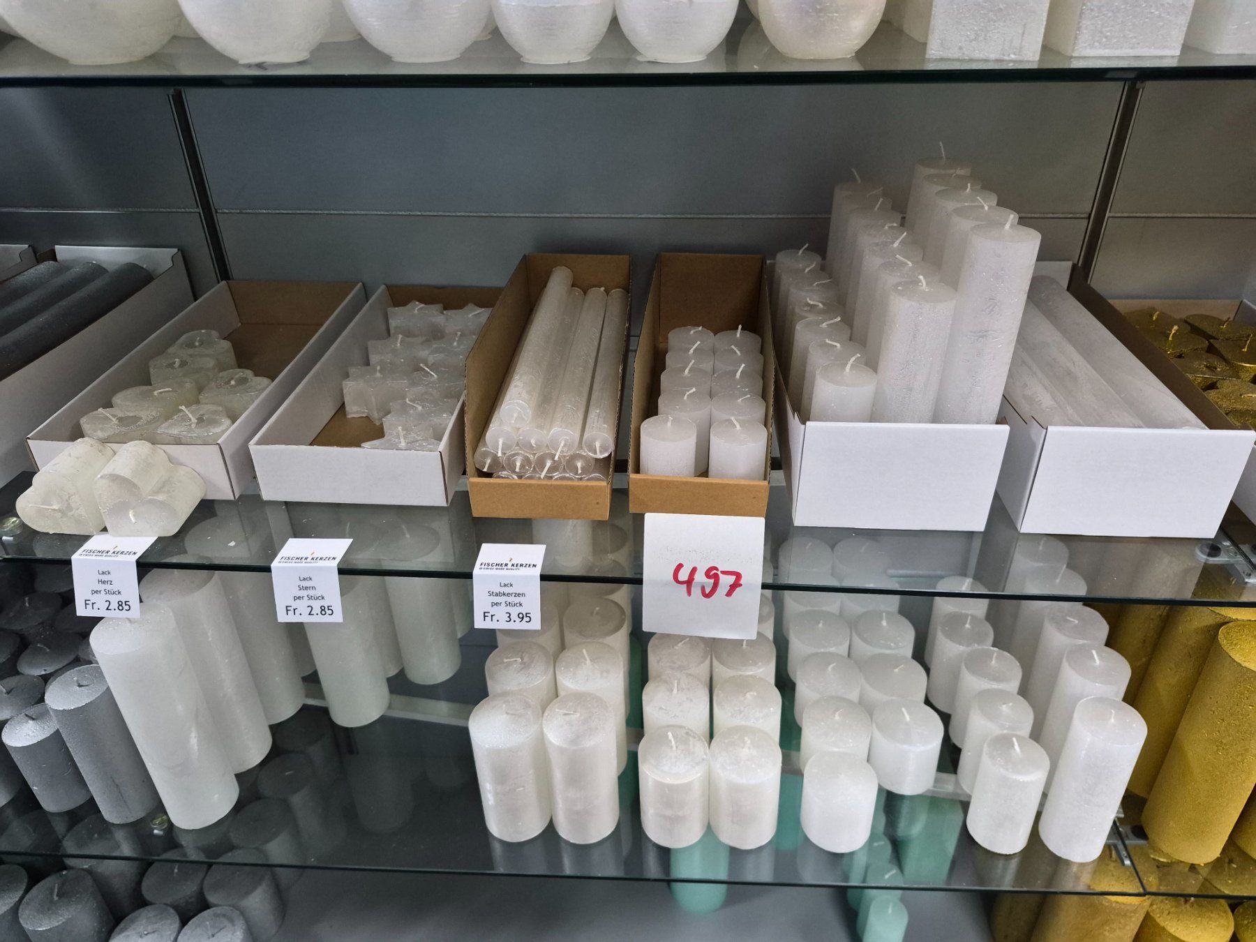 Candele: 497 Posten Kerzen aus Liquidation – Nuovo (secondo la descrizione) da Derendingen venduto da Meisterstuecke 2