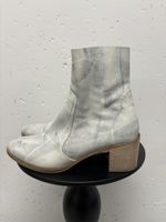 Carolina Ankle Boots Gr. 38½/39 Weiss Leder, Stiefeletten