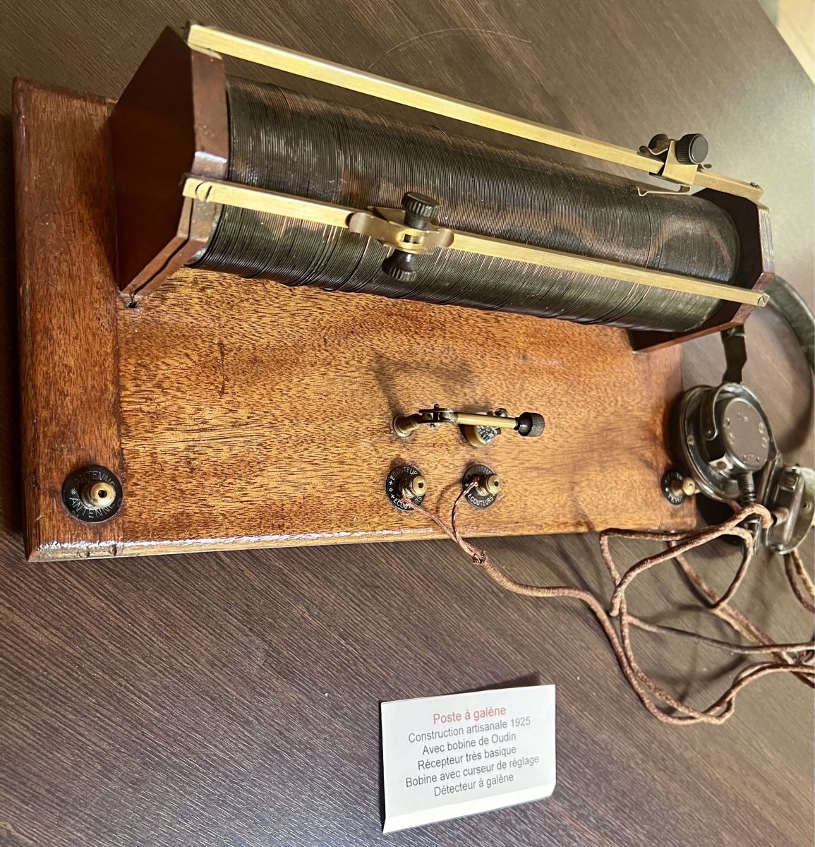 Radio: Poste à galene Construction artisanale 1925 – Usato da Sion venduto da ROBY_ROBY_ROBY 1