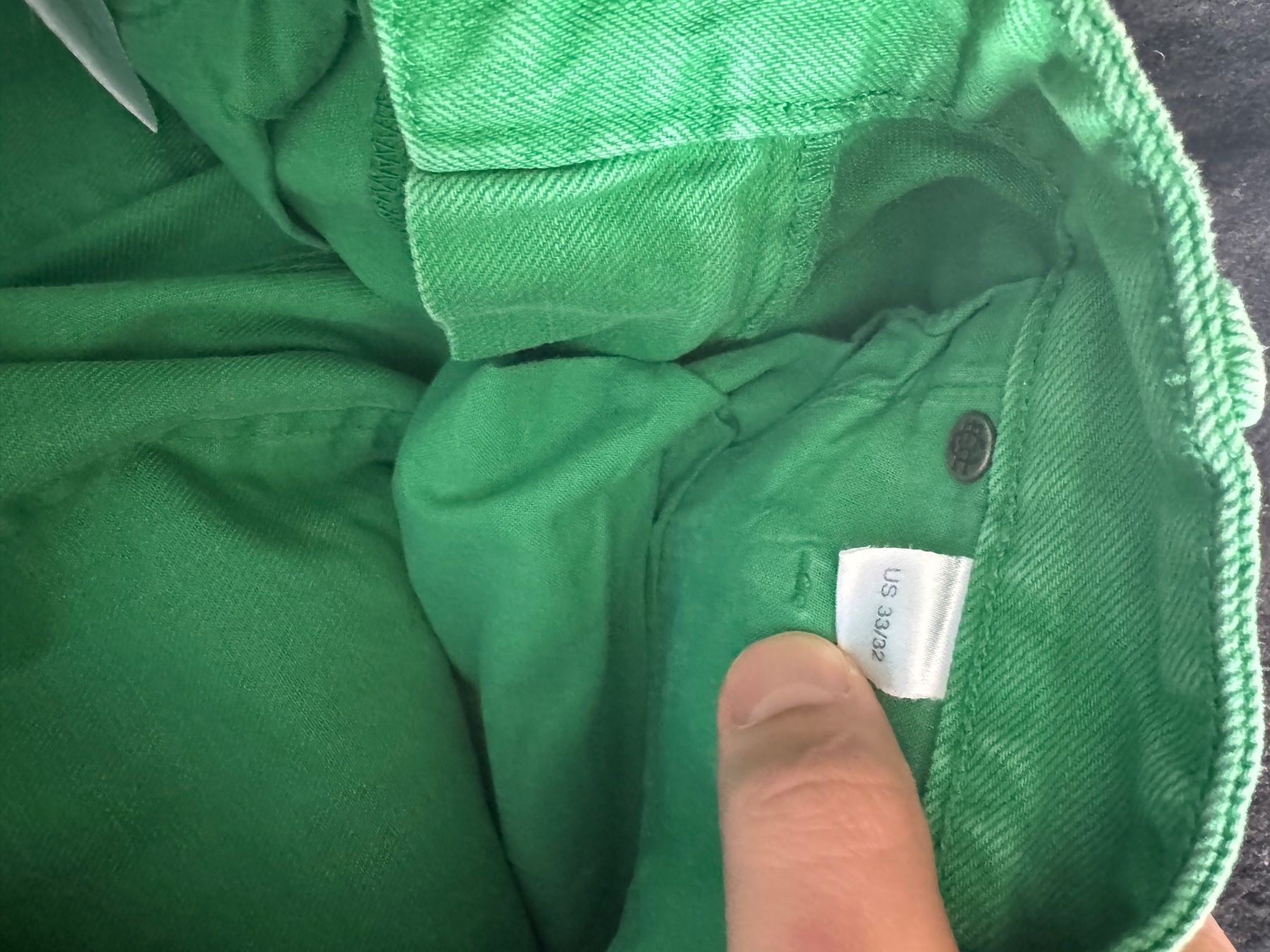 Jeans: Grüne Jeans Grösse 32 – Usato da St. Moritz venduto da Bengeee 2