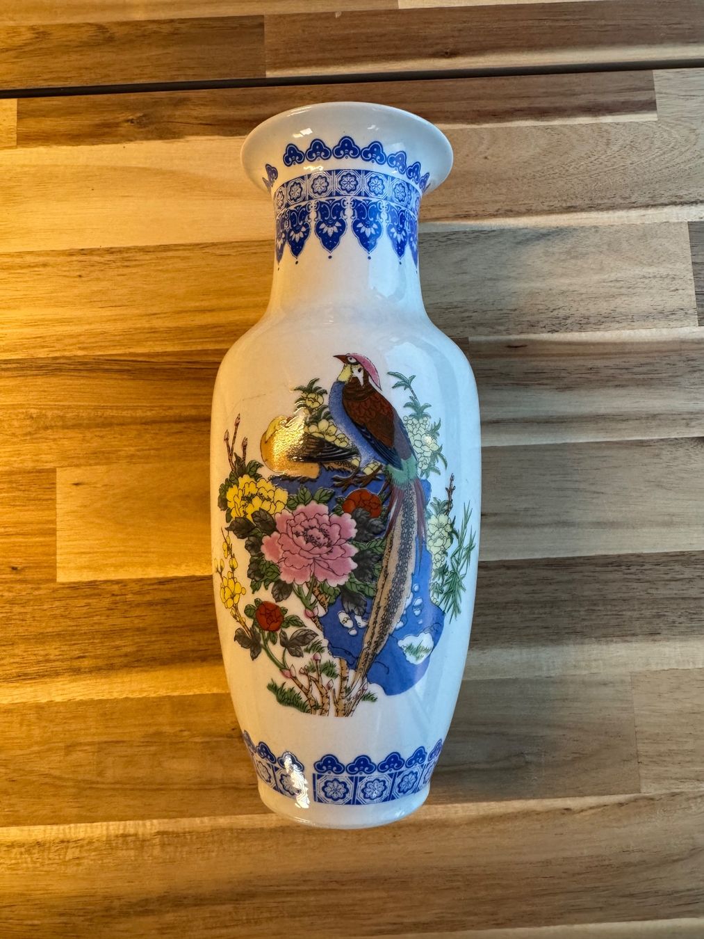 Vasen & Gefässe: Vase mit Vogelmotiv – Gebraucht aus Ostermundigen von SecondHandster