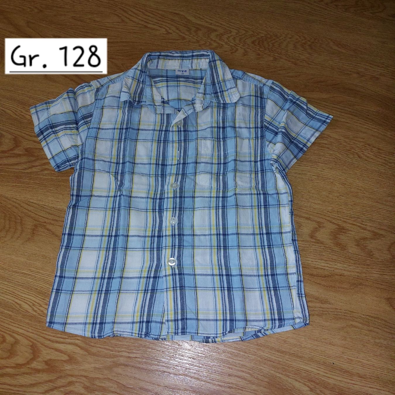 Camicie, T-shirt & Polo: Hemd kurzarm , Gr. 128, hellblau kariert, Top Zustand! – Usato da Stans venduto da Stupsi11283