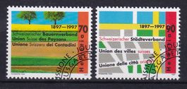 SUISSE 1997 - Timbres de propagande. Oblitérés.