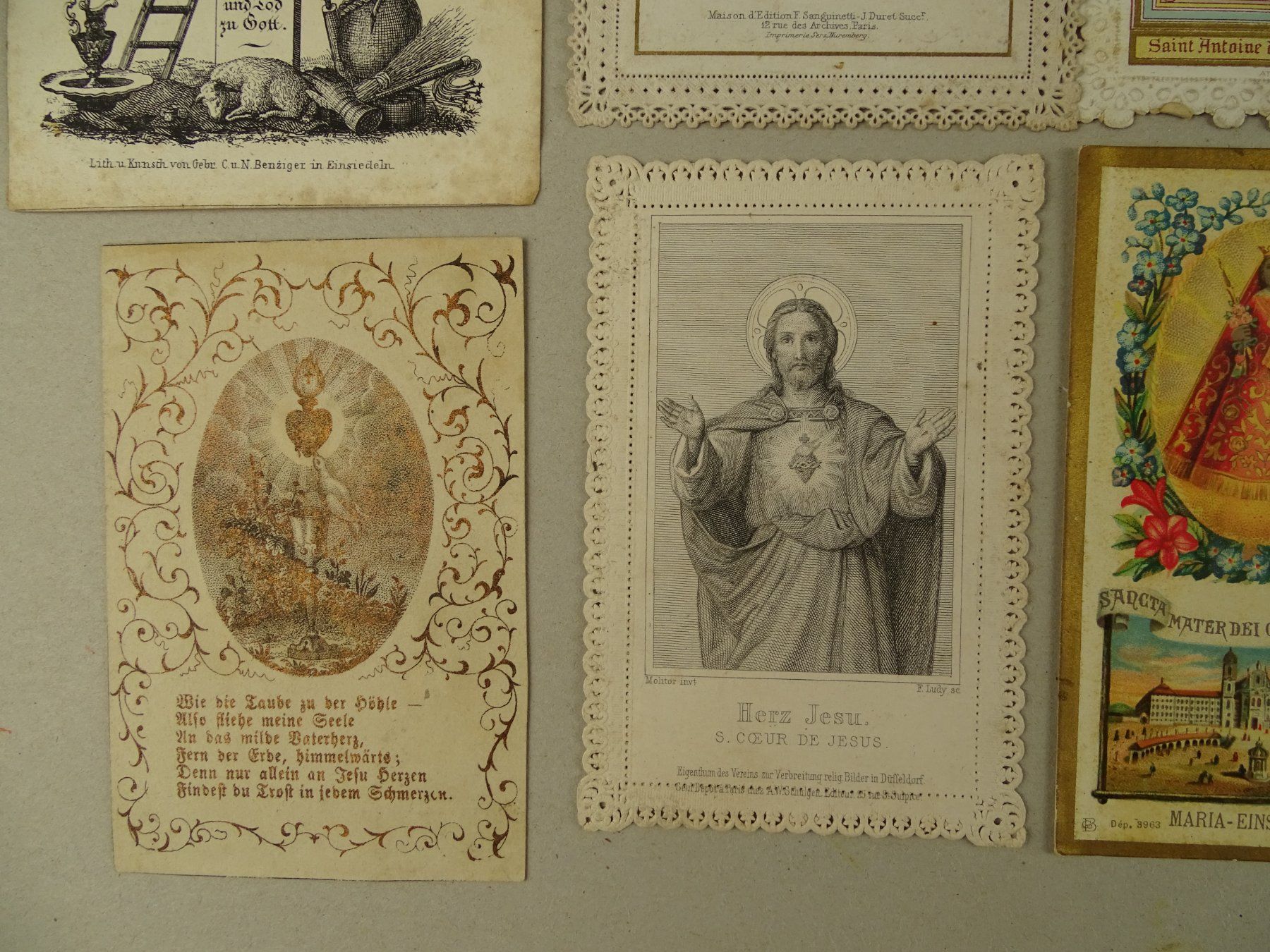 Foto & Immagini: 14 ALTE HEILIGENBILDCHEN – Usato da Grüningen venduto da Kartensammler 5