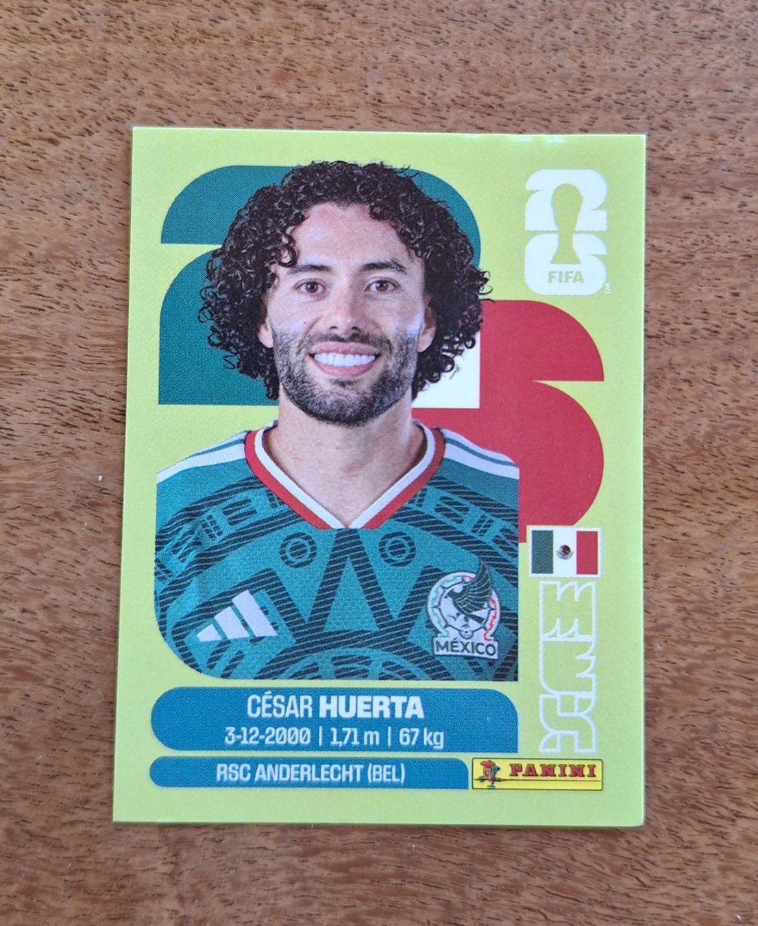 Panini Carte collezionabili: Panini CÉSAR HUERTA MEX 20 – Nuovo (secondo la descrizione) da Romanens venduto da Crocette