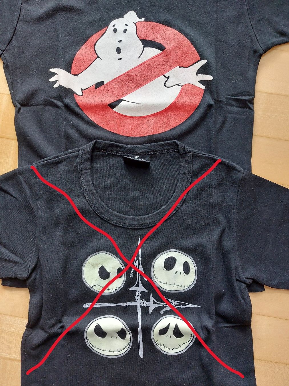 T-shirt: 2 Tshirts, Ghostbusters, Jack the Ripper Grösse S – Usato da Flaach venduto da nad_xpb7 1