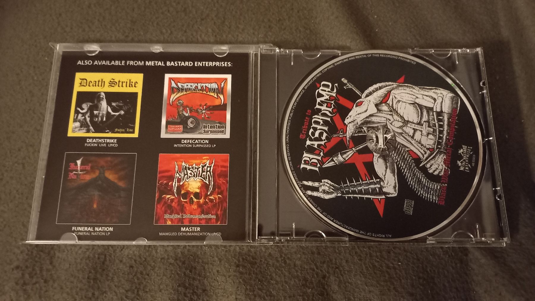 CD: Tribute to Blasphemy - Black Metal CD – Usato da Olten venduto da Donatello1984 2