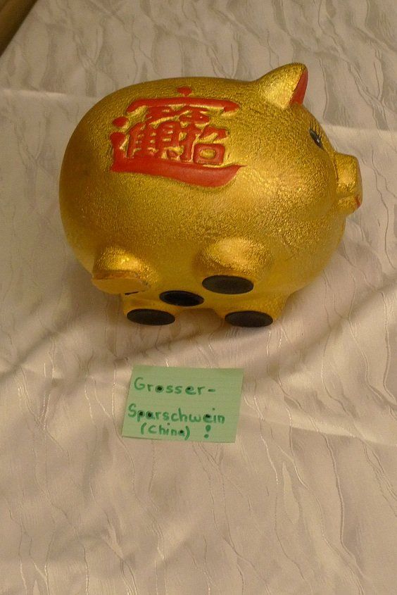 Salvadanai: Grosser Sparschwein (China)! – Usato da Bern venduto da bn1640 3