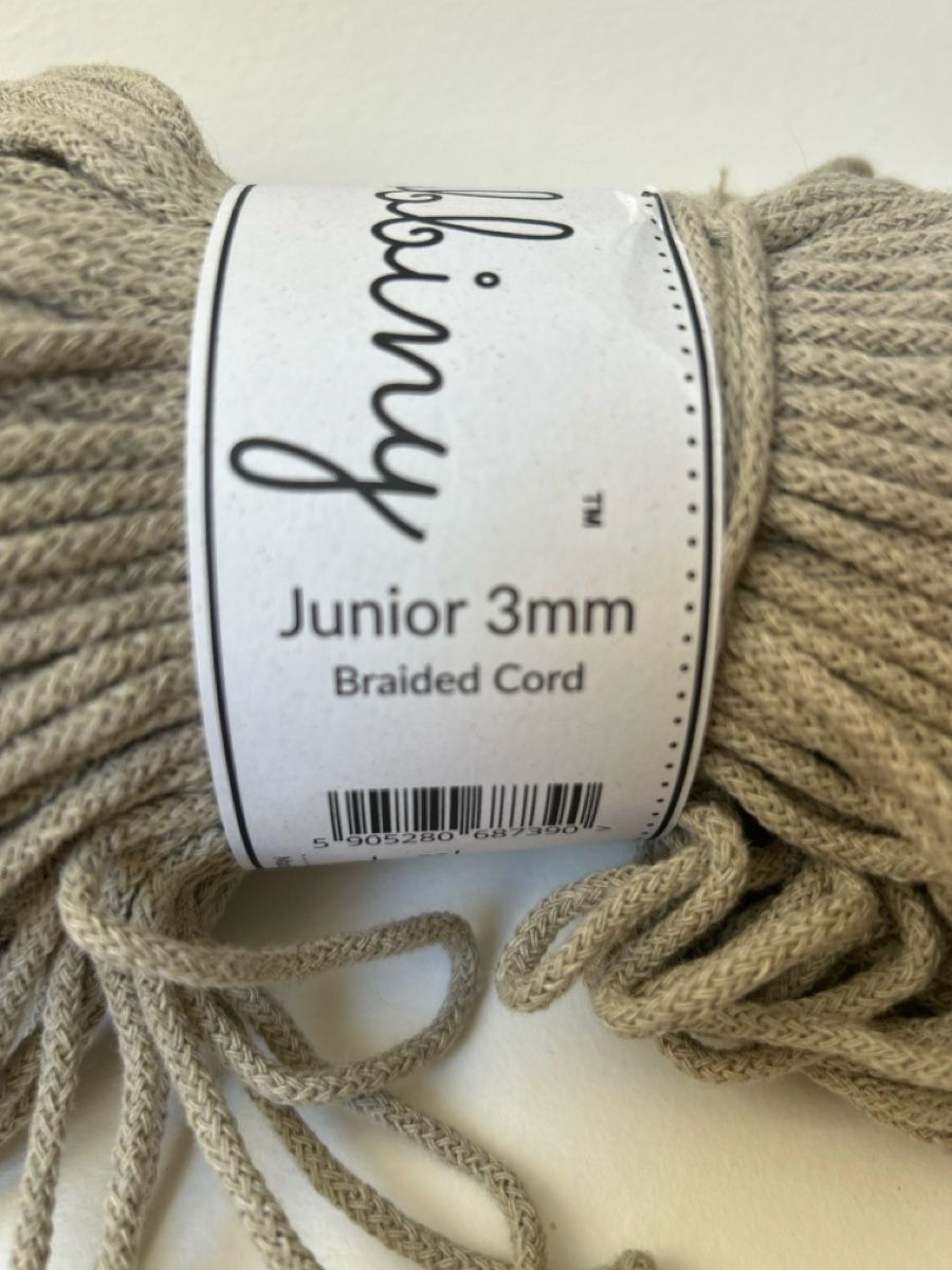 Cordicelle & Fili: Braided cord 3 mm beige – Usato da Grandvaux venduto da mai_shl9 1