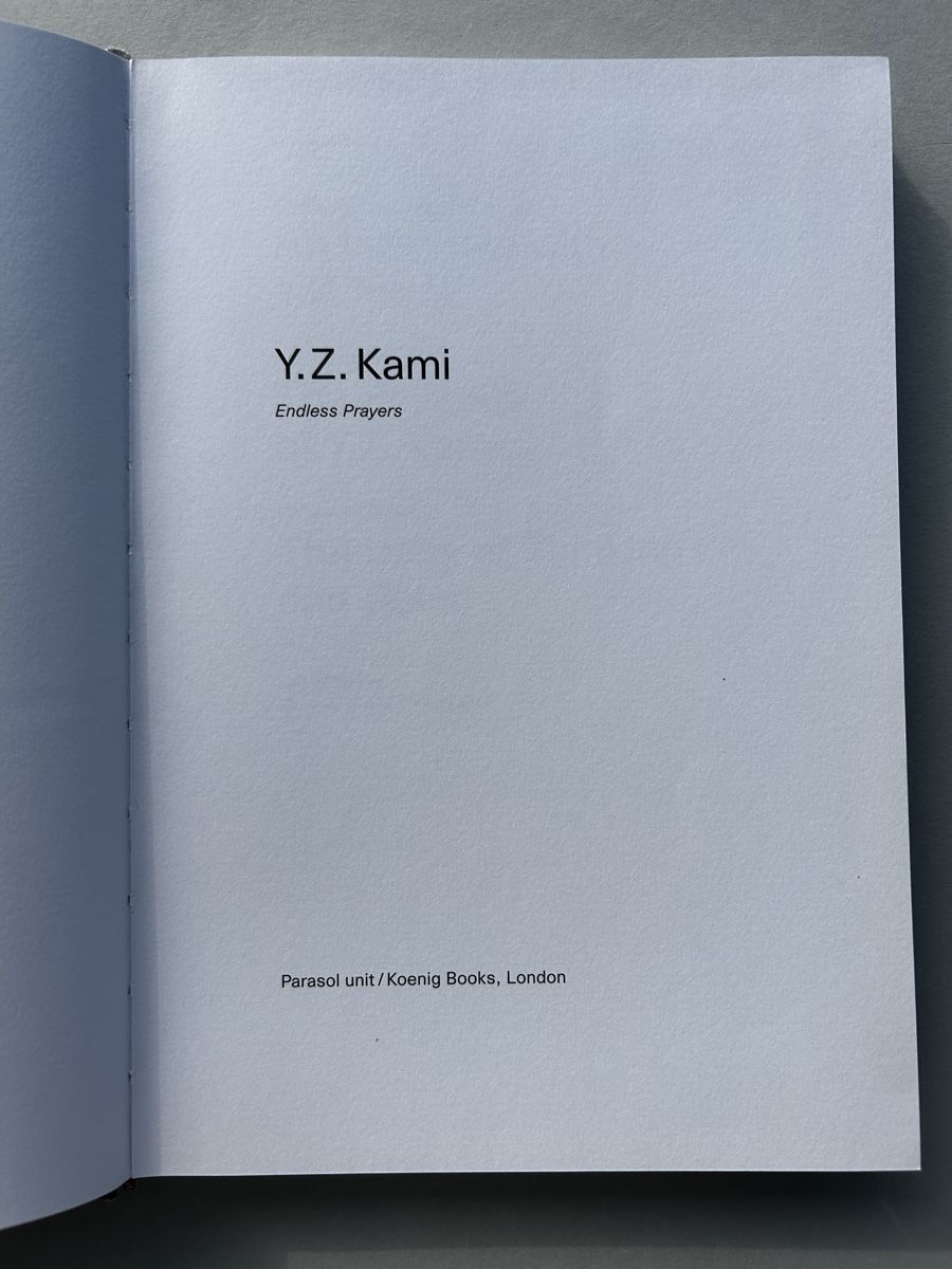 Libri: Y.Z. Kami: Endless Prayers. First Edition Art Book! Rare. – Usato da Zürich venduto da Coffeetable88 1