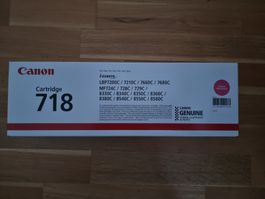 Canon Cartridge 718 Toner Magenta Neu