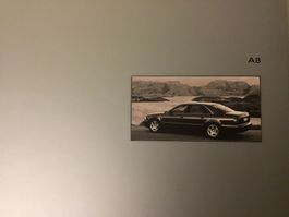 Audi A 8 Prospektmappe Topzustand Juni 2000