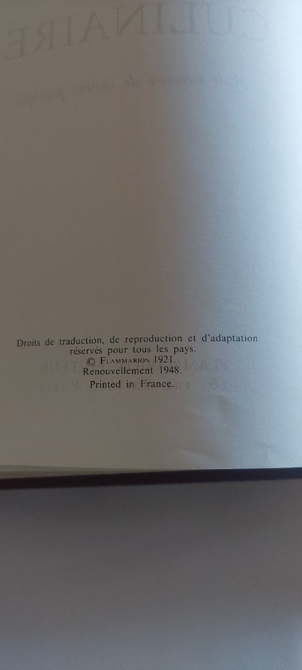 Libri: ESCOFFIER  Guide culinaire  – Nuovo (secondo la descrizione) da GENEVE venduto da Filou57 4
