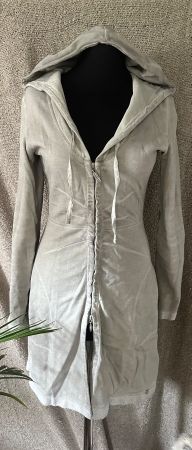 Hübscher, hellgrauer Sweat-Mantel von Nile Gr. XS