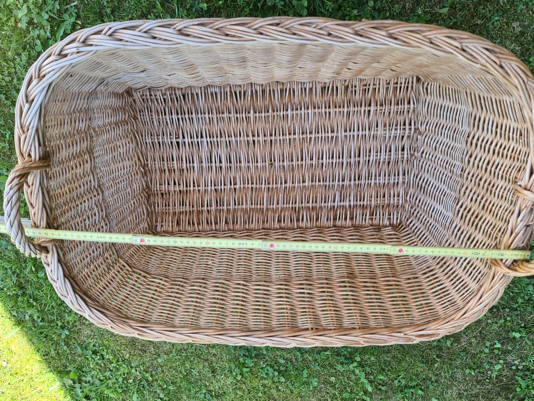 Altro per la casa: Grosse Weidenkorb / Wäschekorb Sommerliche Deko – Usato da Niederlenz venduto da DaveDasWahnsinn 2