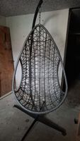 Fauteuil suspendu oeuf avec support, idéal pour l'été!