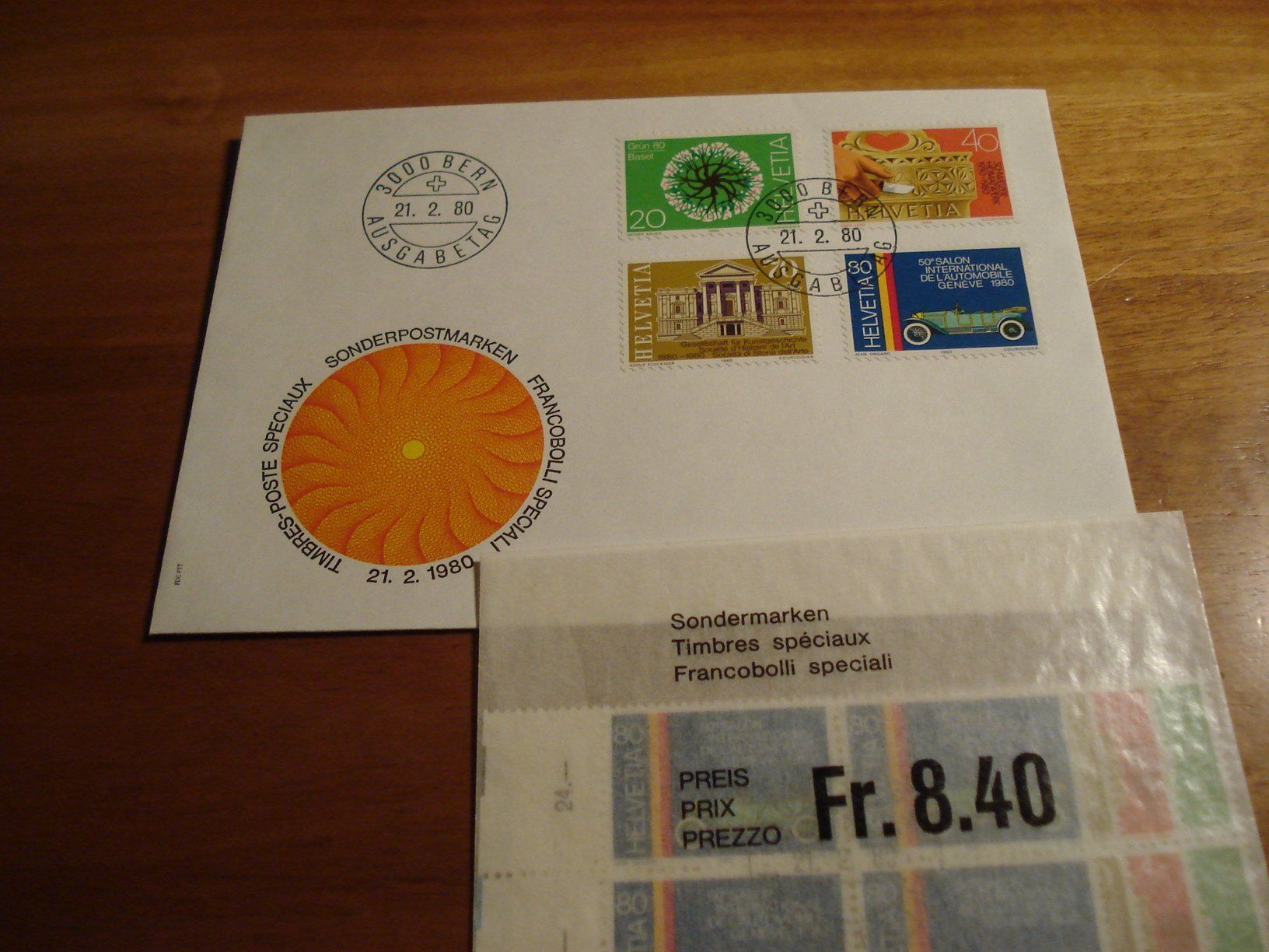 Tutti i francobolli: Sondermarken 1980, FDC + Lose ET-o Einzel + 4erblocks – Usato da Niederwil AG venduto da morostahu