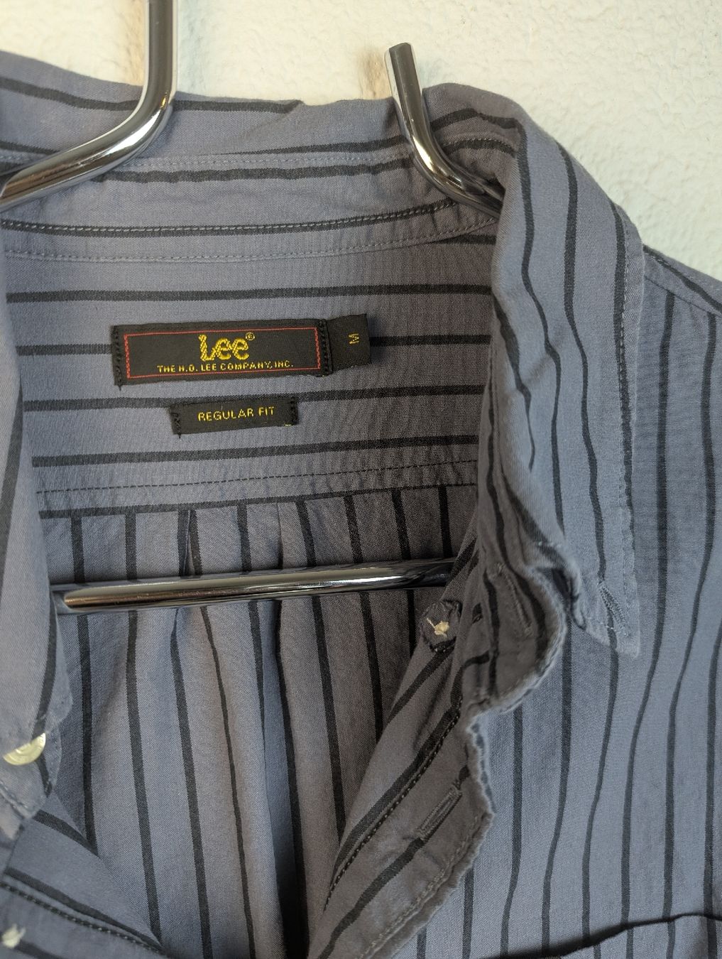 Lee Camicie: LEE Men's Regular Fit Striped Shirt - Size M – Usato da Erlinsbach SO venduto da Meytalien 1
