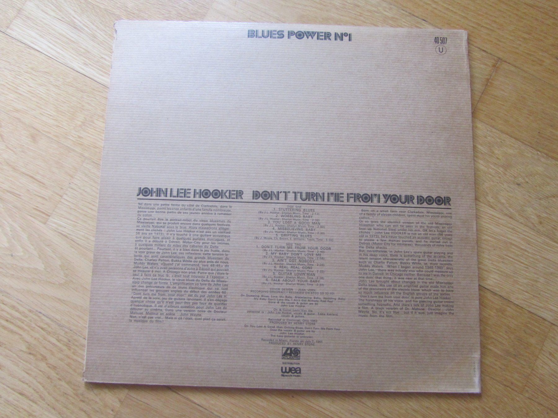 Dischi in vinile: John Lee Hooker:   Don't Turn Me From Your Door – Usato da Seengen venduto da mikelele 3