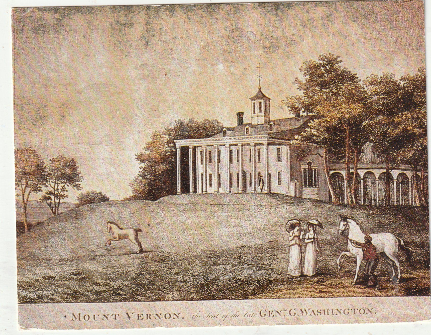 Cartoline postali: Mont Vernon – Usato da Lumbrein venduto da made02